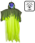  Függő Halloween dekoráció zöld csontváz (120 cm) (73095)