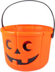  Tök alakú Halloween vödör narancssárga (14 x 18 cm) (74553)