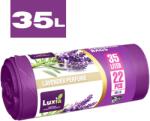 Luxia Saci menajeri Luxia, cu urechi, lavanda, HDLD, 35 litri, 22 buc/rola LUX-4076 - mercon