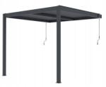 G21 Trenton 3x3 m bioklimatikus pergola, antracit alumínium (63900834)