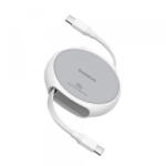 Baseus Cablu Date si Incarcare USB-C - USB-C Baseus Pathfinder Retractable, 100W, 1m, Alb P10368400211-00 - gsmboutique