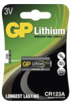 GP Batteries Elem CR123A 3V, Lithium, 1db