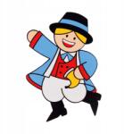 Folkstar Népi Fa Mágnes Népviselet Kasub Folkstar (31432)