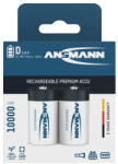 ANSMANN akku, D, HR20, 10000 mAh, Nagy energiafogyasztású eszközökhöz is, 2 db