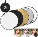 K&F Concept Fotómixer tartóval 5in1 Kerek 80cm Diffúzor Plener Studio K&f (KF18.0005)
