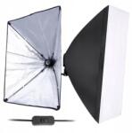 Zolta Softbox ajándék téglalap alakú fotó izzó összecsukható 50x70 tok (SOFTBOX PROSTOKĄTNY SKŁADANY 50X70 POKROWIEC)