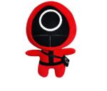 Flippy Jucarie de plus Flippy, Squid Game, 19 cm, cerc, rosie (114233)