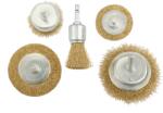 TOLSEN TOOLS Set de perii de sârmă 5 buc. - tijă 6HR 77553 (77553)