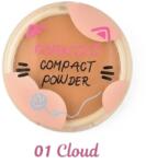 Flippy Pudra compacta, Kevin&Coco, 7.2x7.2x1.3cm, Maro, Nuanta 01 Cloud (166024)