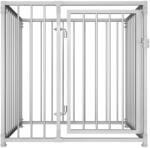 vidaXL Padoc de câini pentru exterior, 100 x 100 x 100 cm (144487)