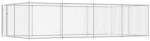 vidaXL Padoc pentru câini de exterior, 7, 6 x 3, 8 x 1, 9 m (144938)