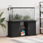 vidaXL Suport pentru acvariu, negru, 121x41x58 cm, lemn prelucrat (833616)