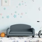 vida XL Canapea pentru copii, gri, 70x45x30 cm, material textil