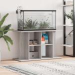 vidaXL Suport acvariu, gri sonoma, 100x40x60 cm, lemn prelucrat (833589)