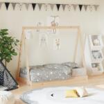 vidaXL Cadru de pat pentru copii, 70x140 cm, lemn masiv de pin (834525)