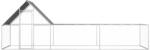 vida XL Coteț pentru păsări, 6 x 2 x 2 m, oțel galvanizat - kidspaws - 1 255,97 RON