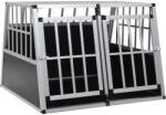 vidaXL Cușcă de câini cu ușă dublă, 94 x 88 x 69 cm (170665) - kidspaws