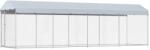 vidaXL Padoc pentru câini de exterior, cu acoperiș 760x190x225 cm (145031)