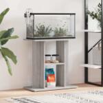 vida XL Suport pentru acvariu, gri, Sonoma, 60x30x60 cm, lemn stratificat