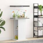 vida XL Suport pentru acvariu, alb, 60, 5x36x72, 5 cm, lemn prelucrat
