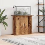 vidaXL Suport pentru acvariu, lemn vechi, 81x36x73 cm, lemn prelucrat (857278)