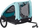 vidaXL Remorcă bicicletă pentru animale de companie, albastru & negru (92595)