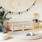 vidaXL Cadru de pat pentru copii, 70x140 cm, lemn masiv de pin (834426)