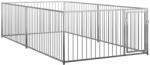 vidaXL Padoc de câini pentru exterior, 200 x 400 x 100 cm (144490)