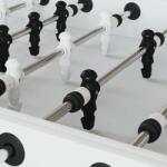vidaXL Jucători de masă de fotbal 24 pcs Negru și Alb HIPS (858895)