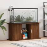vidaXL Suport acvariu, stejar maro, 121x41x58 cm, lemn prelucrat (833622)