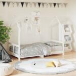 vidaXL Cadru de pat pentru copii, 80x160 cm, lemn masiv de pin - kidspaws - 762,29 RON