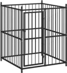 vidaXL Padoc pentru câini de exterior, 120 x 120 x 150 cm (145763)