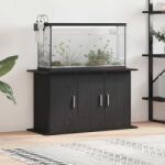 vidaXL Suport pentru acvariu, stejar negru, 101x41x58 cm, lemn stratificat (862156)