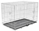 vidaXL Cușcă pentru câini pliabilă, metal, XXL (170219)