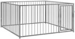 vidaXL Padoc de câini pentru exterior, 200 x 200 x 100 cm (144489)