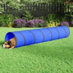 vidaXL Tunel pentru câini, albastru, Ø 50x300 cm, poliester (172190) - kidspaws
