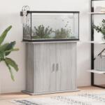 vidaXL Suport acvariu, gri sonoma, 81x36x73 cm, lemn prelucrat (833605)