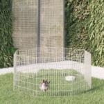 vidaXL Adăpost pentru animale cu 8 panouri, 54x60 cm, fier galvanizat (171574)