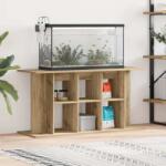 vida XL Suport pentru acvariu, stejar artizanal, 120x40x60 cm, lemn stratificat