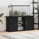 vidaXL Suport acvariu Stejar negru 121x41x58 cm Lemn prelucrat (862154)