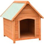 vidaXL Cușcă de câine, 72x85x82 cm, lemn masiv de pin și brad (170639) - kidspaws