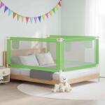 vidaXL Balustradă de protecție pat copii, verde, 180x25 cm, textil