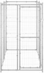 vidaXL Padoc pentru câini de exterior 110x220x180 cm oțel zincat (150801)