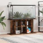 vidaXL Suport acvariu, stejar fumuriu, 120x40x60 cm, lemn prelucrat (833596)