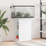 vida XL Suport pentru acvariu, alb, 75x36x72, 5 cm, lemn stratificat