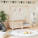 vidaXL Cadru de pat pentru copii, 70x140 cm, lemn masiv de pin (834501)
