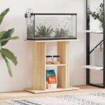 vidaXL Suport acvariu, stejar sonoma, 60x30x60 cm, lemn prelucrat (833570)
