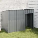 vidaXL Cușcă câine cu acoperiș antracit 153x91x110 cm oțel galvanizat (172572)