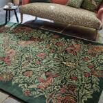 Morris & Co Morris & Co. gyapjú szőnyeg Bird tump green 128307 - 250 x 350 cm