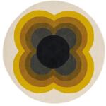 Orla Kiely gyapjú körszőnyeg sunflower yellow 060006 - Ø 200 cm